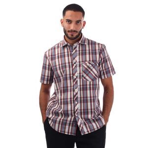 Trespass Mens Kenora Checked Shirt / Orange
